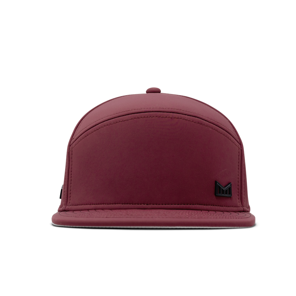 The front view of melin's Trenches Icon Infinite Thermal snapback hat in Maroon. Big Image - 3