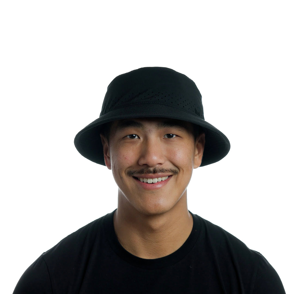 The model-image view of the melin Bucket Hat Caddy Hydro  in  Black Big Image - 2