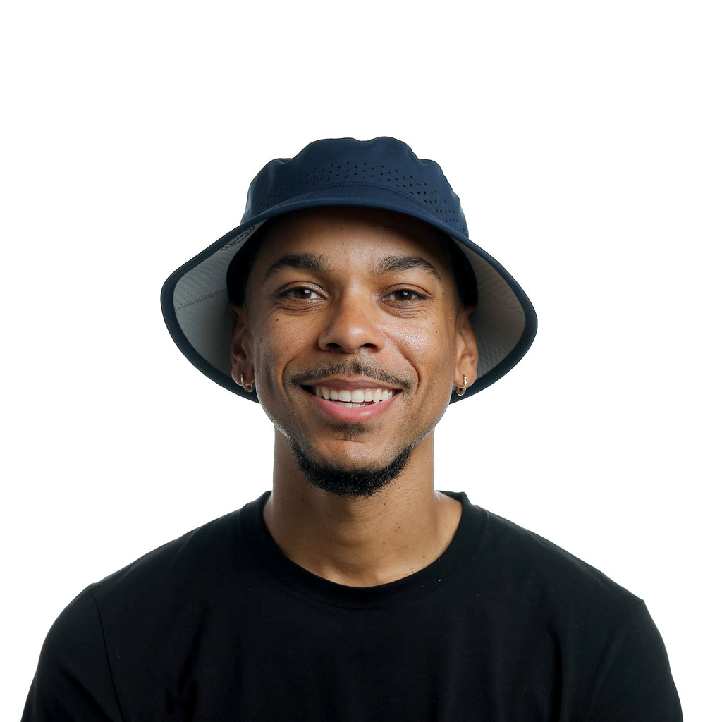 The model-image view of the melin Bucket Hat Caddy Hydro  in  Navy Big Image - 2