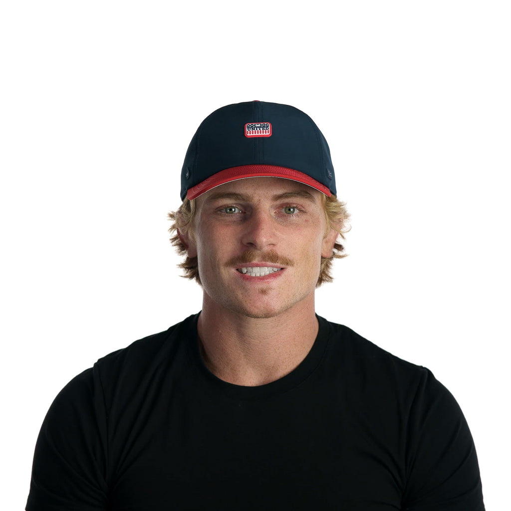 The model-image of the Melin Legend Americana Hydro hat in White / Red / Navy Big Image - 2