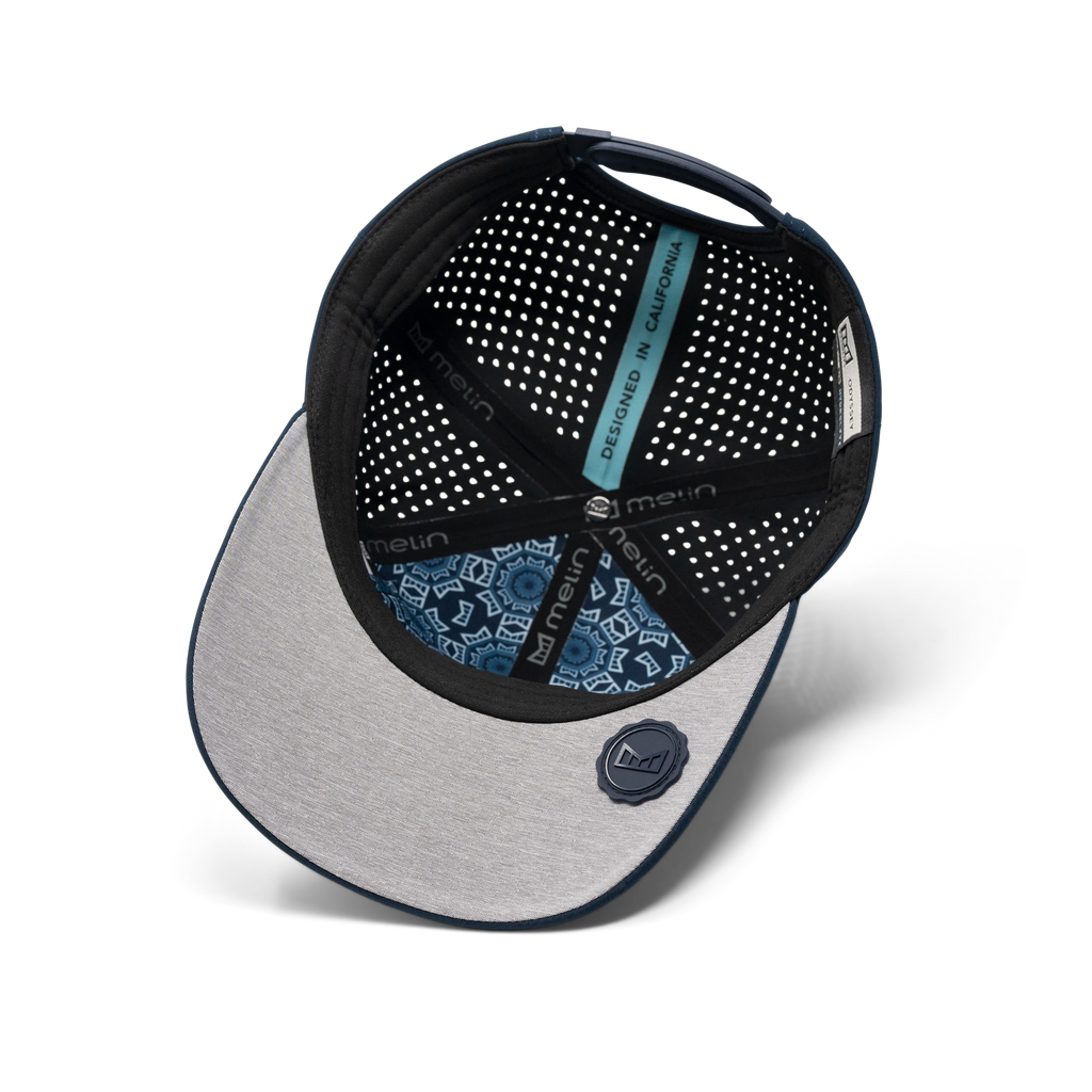 The inside view of the melin Odyssey Hydrolite  Split Fit in  Navy Big Image - 6