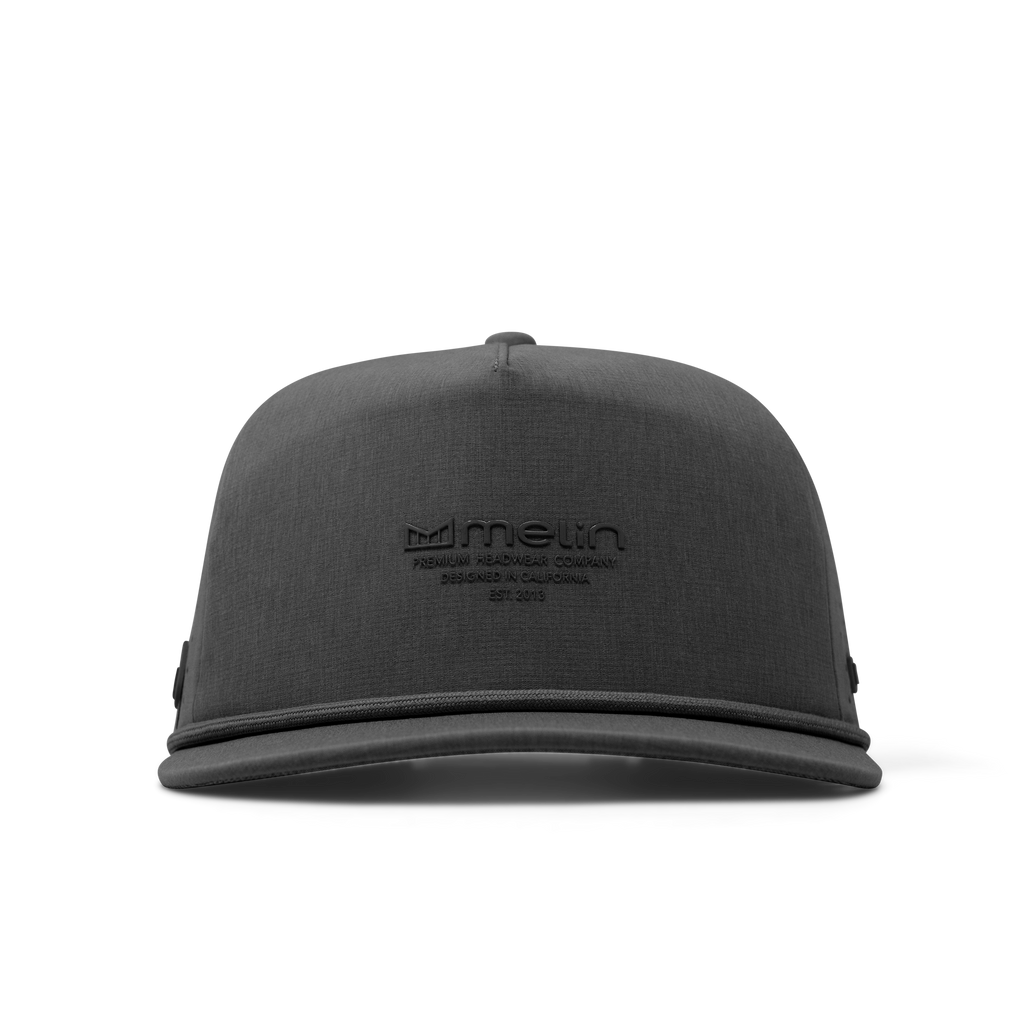 The front view of the melin Coronado Hydrolite  Split Crushed Fit in  Heather Charcoal Big Image - 3