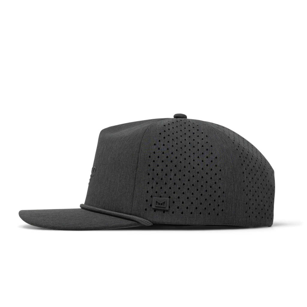 The side view of the melin Coronado Hydrolite  Split Crushed Fit in  Heather Charcoal Big Image - 4