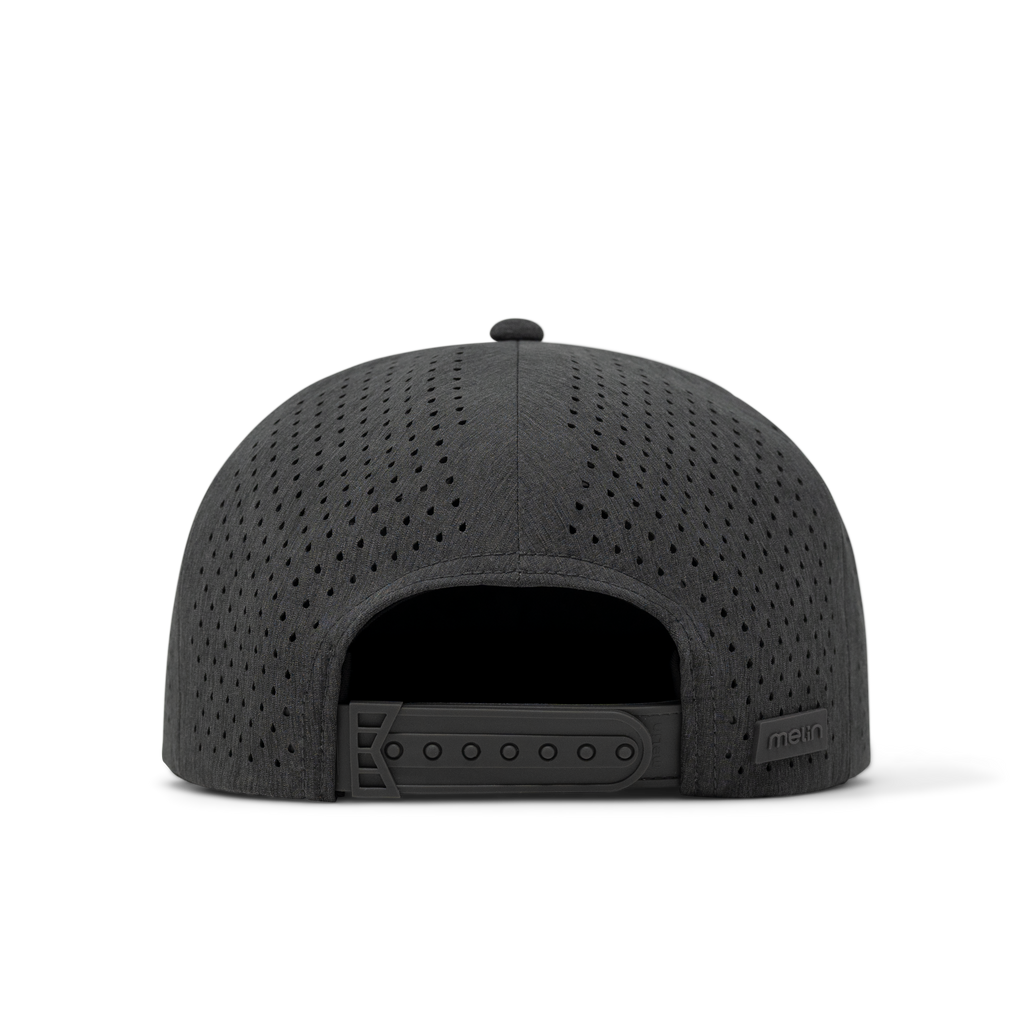 The back view of the melin Coronado Hydrolite  Split Crushed Fit in  Heather Charcoal Big Image - 5