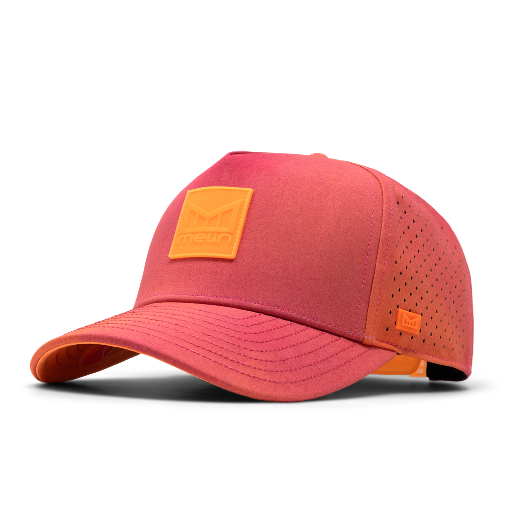 The front, angled view of the melin Odysea Stacked Hydro  Split Fit in Sunset Aura Big Image - 1