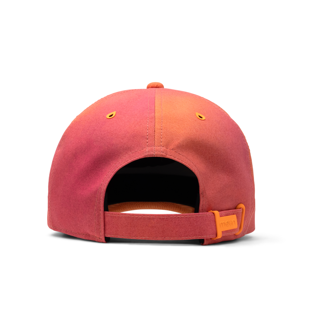 The back view of the melin The Legend Hydro  Performance Dad Hat in Sunset Aura Big Image - 5