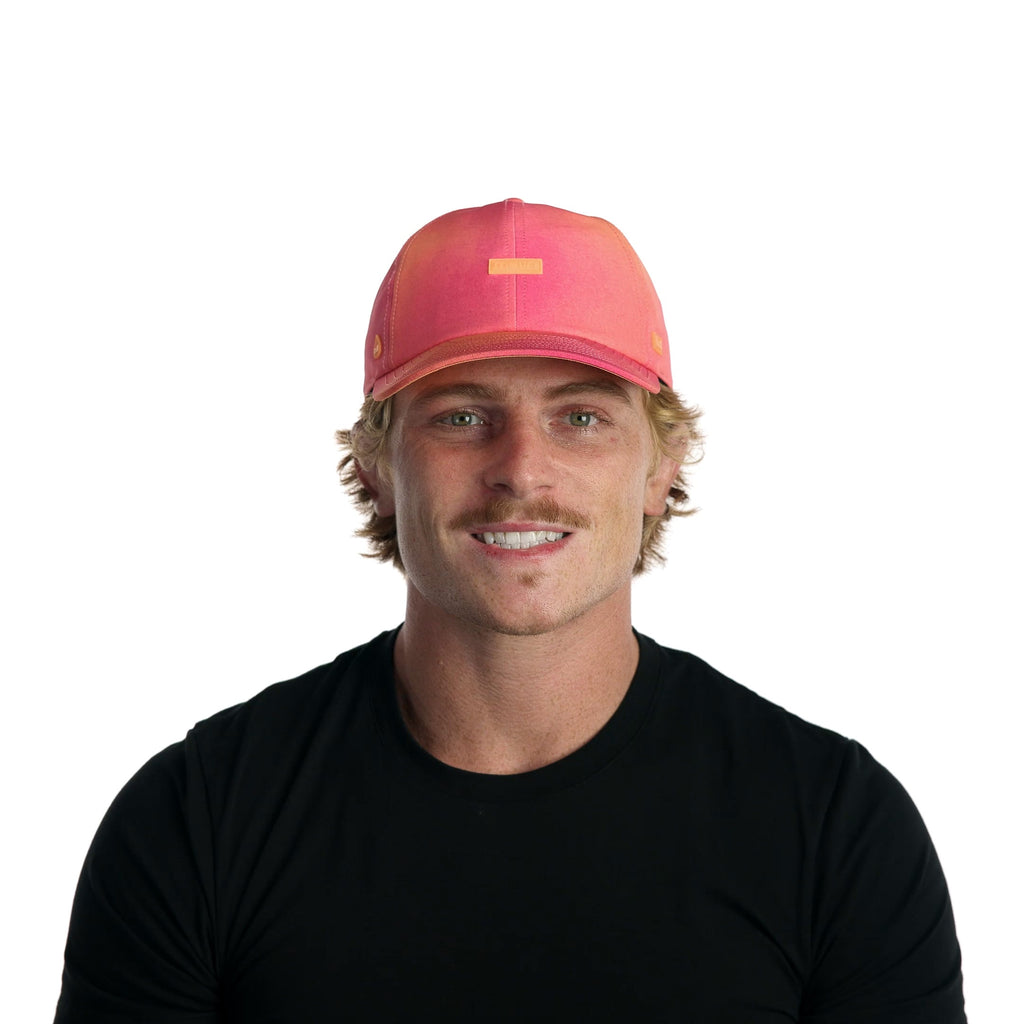 The model-image view of the melin Performance Dad Hat The Legend Hydro  in  Sunset Aura Big Image - 2