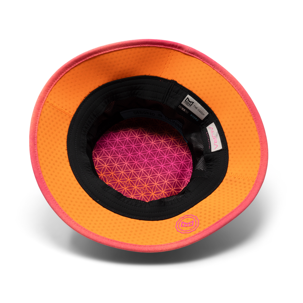 The inside view of the melin Caddy Hydro  Bucket Hat in Sunset Aura Big Image - 5