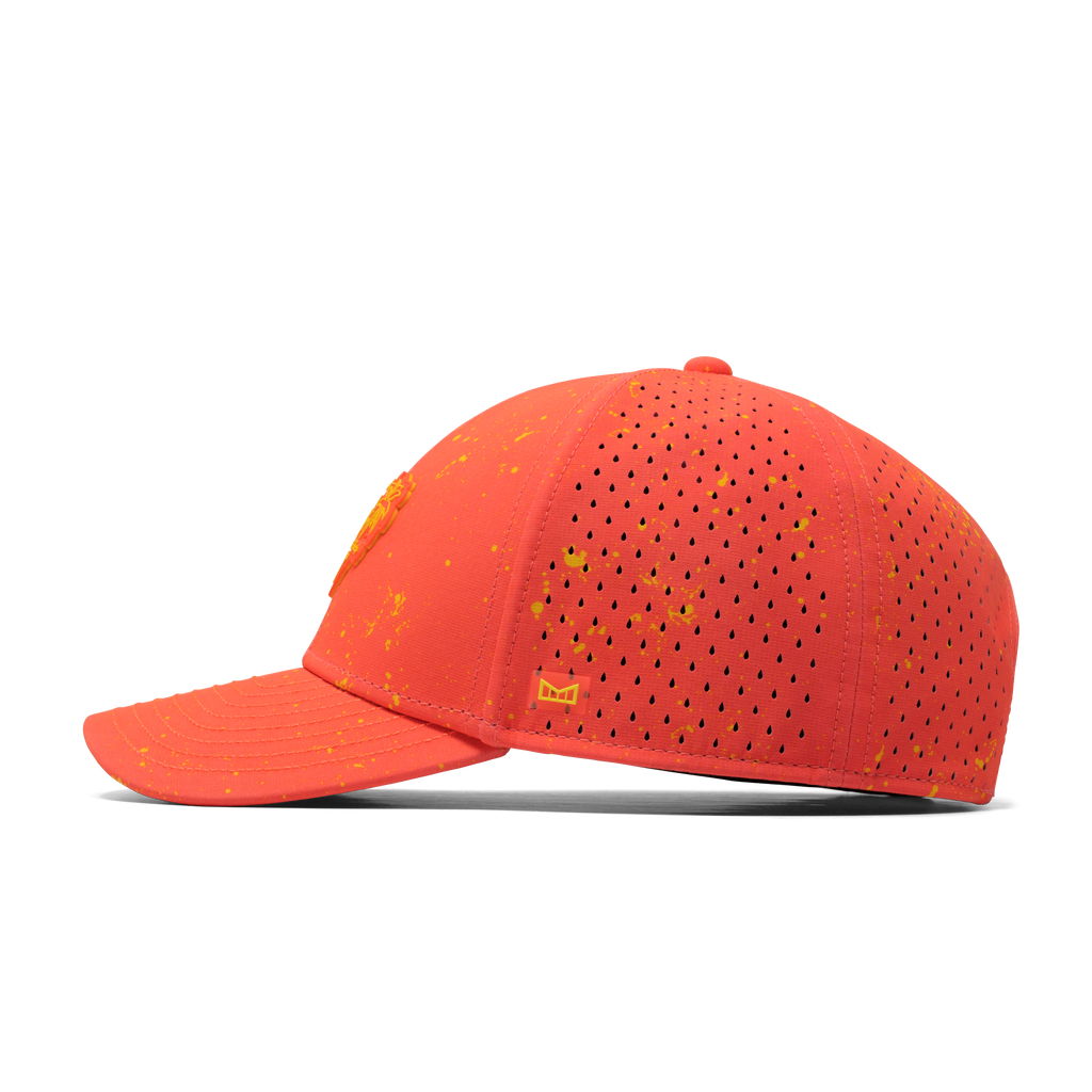 The side view of the melin A-Game Neon Hydro Vintage Fit in Infrared Big Image - 4