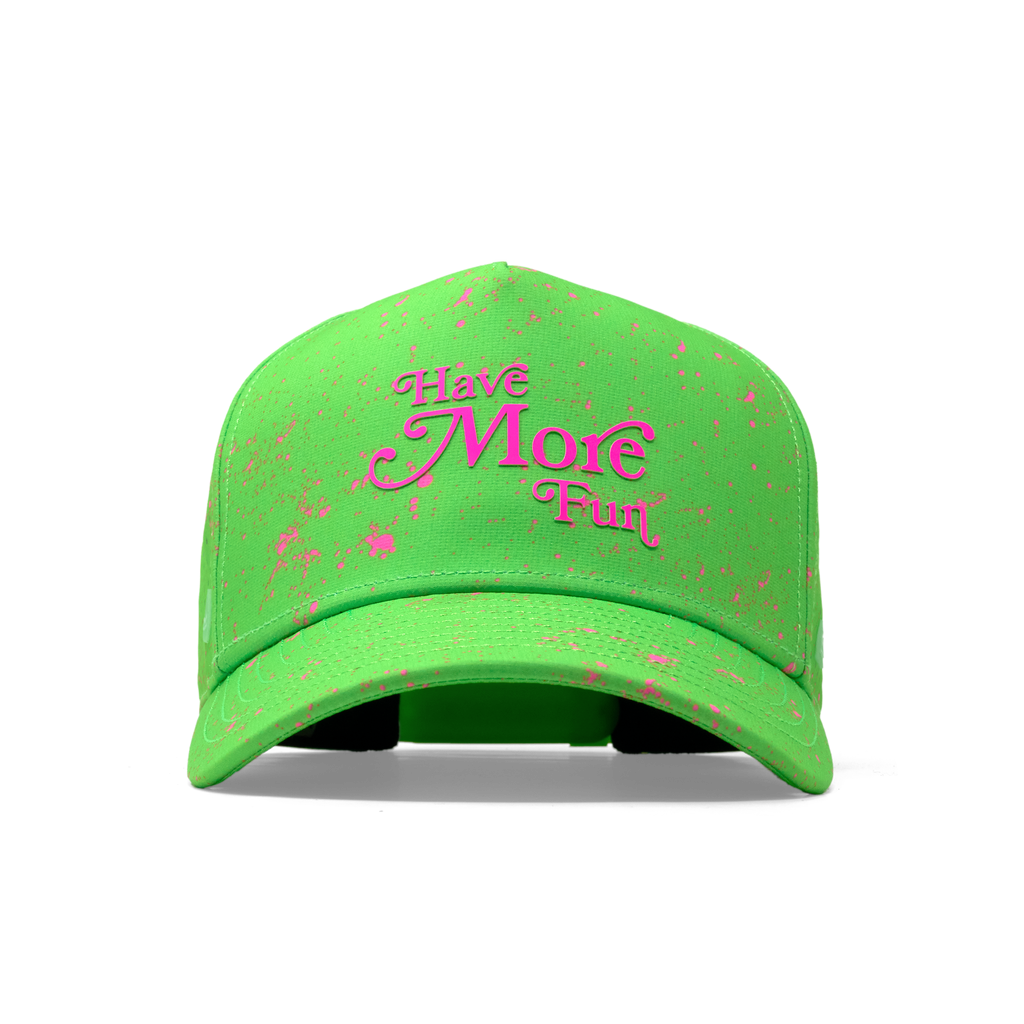 The front view of the melin Odysea Neon Hydro Split Fit in Slime Big Image - 3