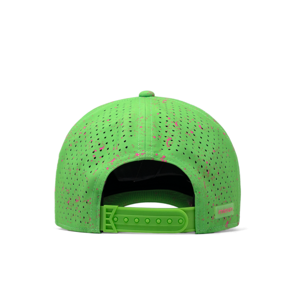 The back view of the melin Odysea Neon Hydro Split Fit in Slime Big Image - 5