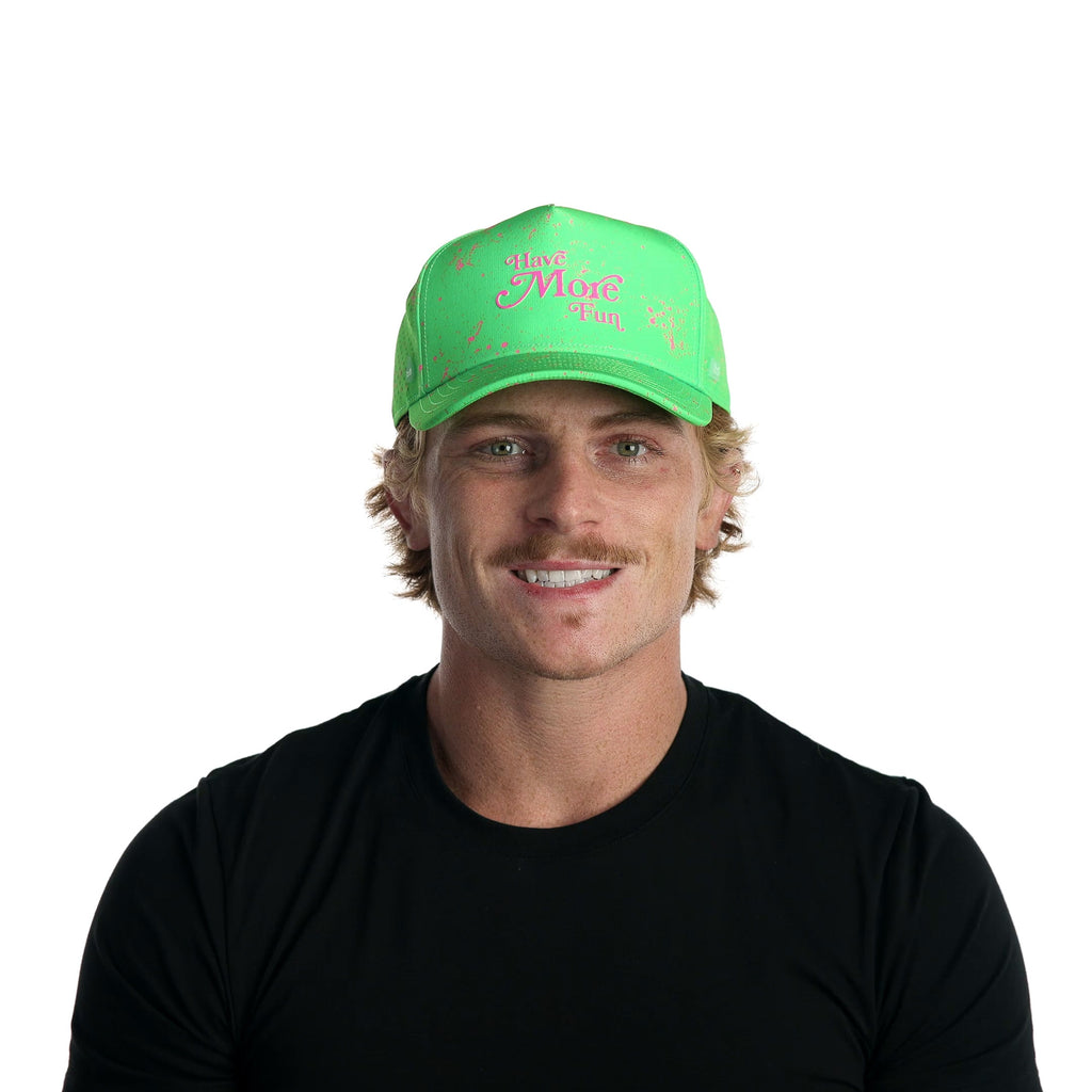 The model-image of melin's Odysea Neon Hydro snapback hat in Slime Big Image - 2