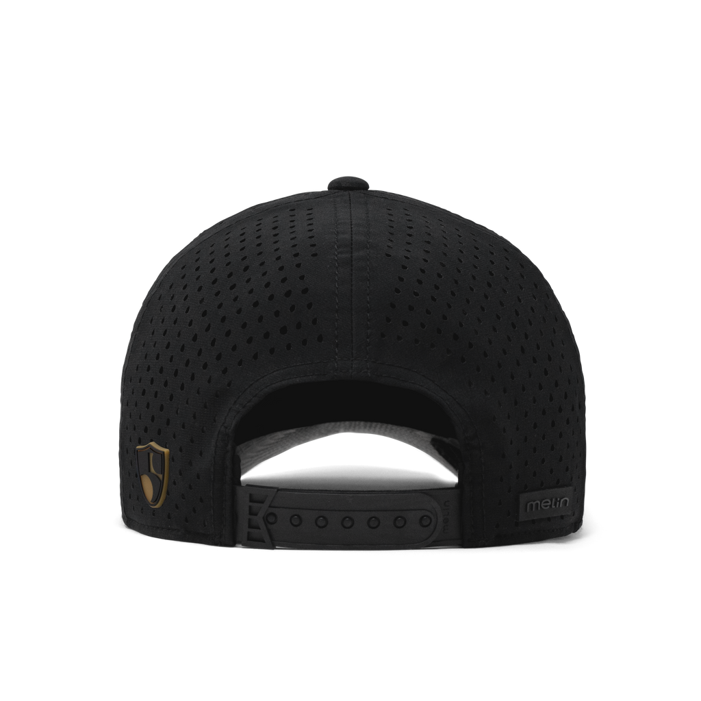 The back view of the melin Odyssey Hi Fives Athlete Hydro  Split Fit in Black Big Image - 4