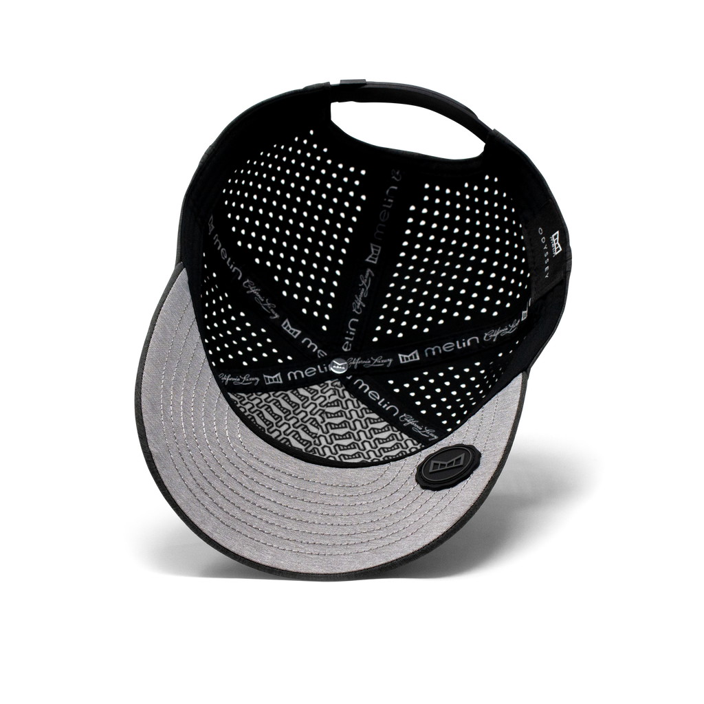 The inside view of the melin Odyssey Hi Fives Athlete Hydro  Split Fit in Black Big Image - 5