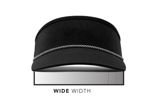 VISOR WIDTH Hat