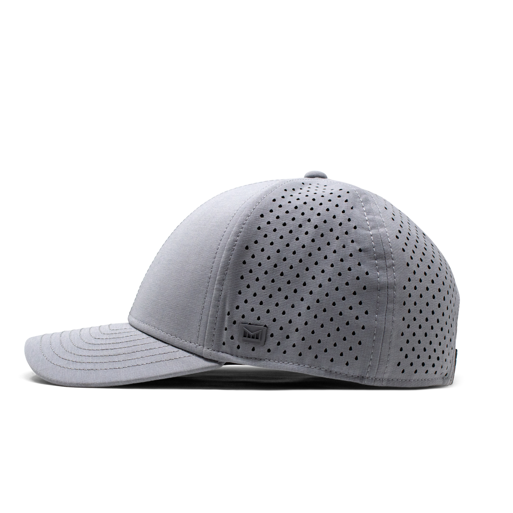 The side view of the Melin Vintage Fit A-Game Hydro hat in gray Big Image - 3