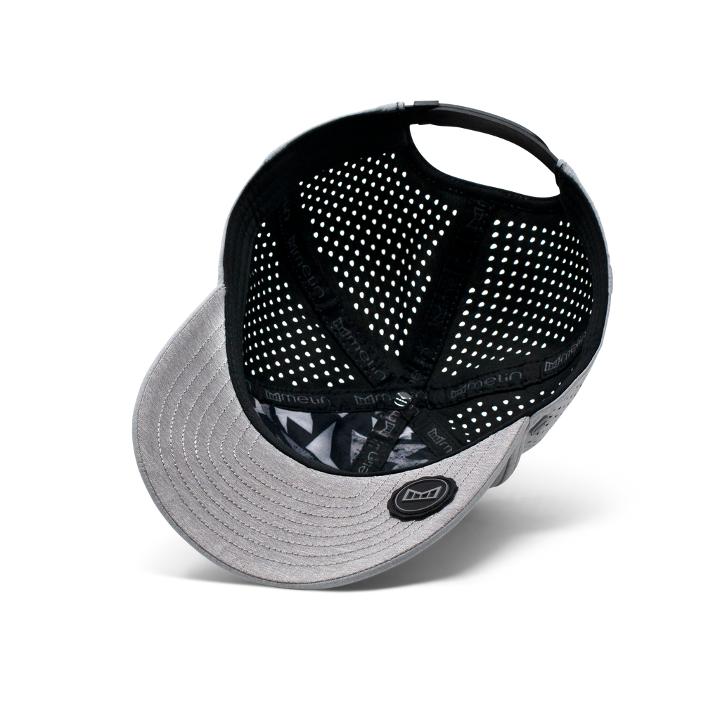 The inside view of the Melin Vintage Fit A-Game Hydro hat in gray Big Image - 5