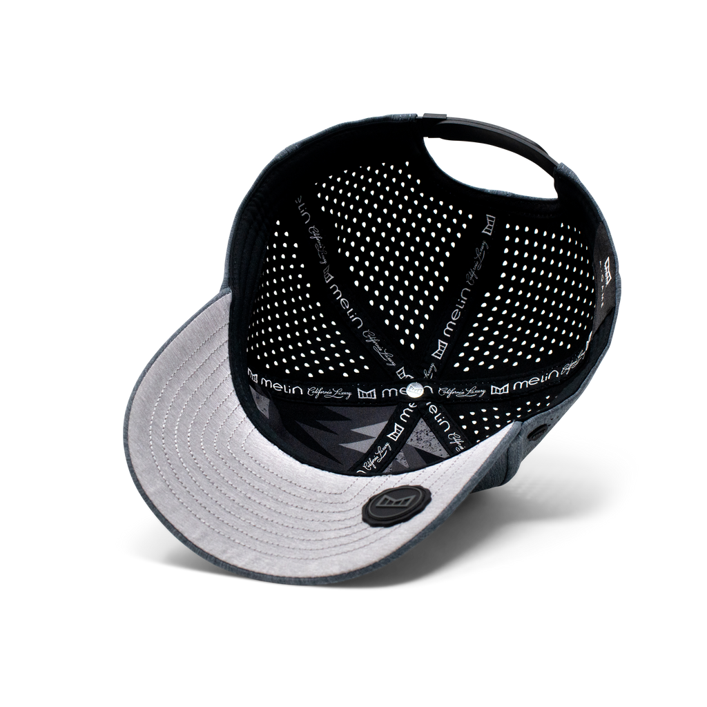 The inside view of the Melin Vintage Fit A-Game Hydro hat in dark grey Big Image - 5