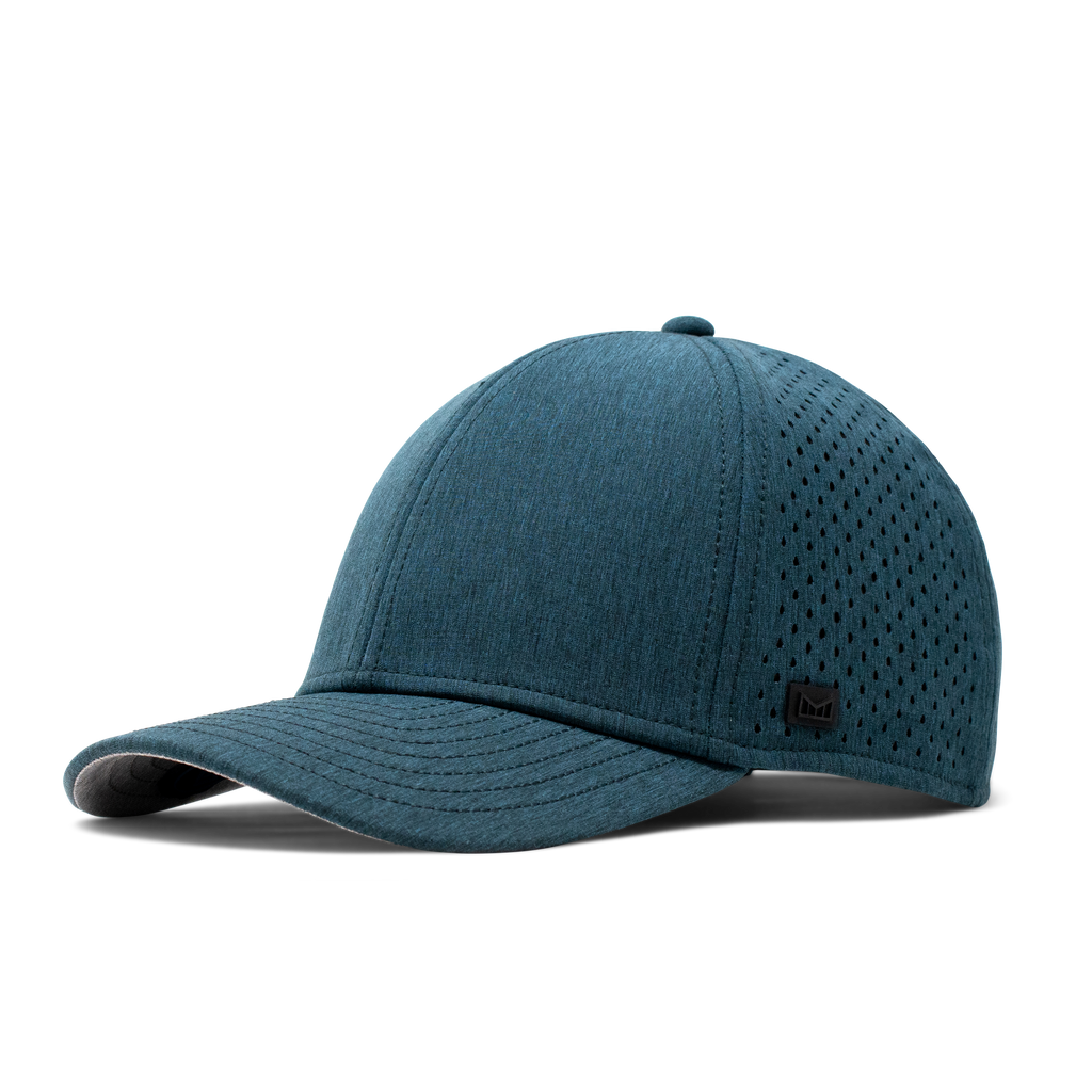 The angled view of the Melin Vintage Fit A-Game Hydro hat in blue Big Image - 1