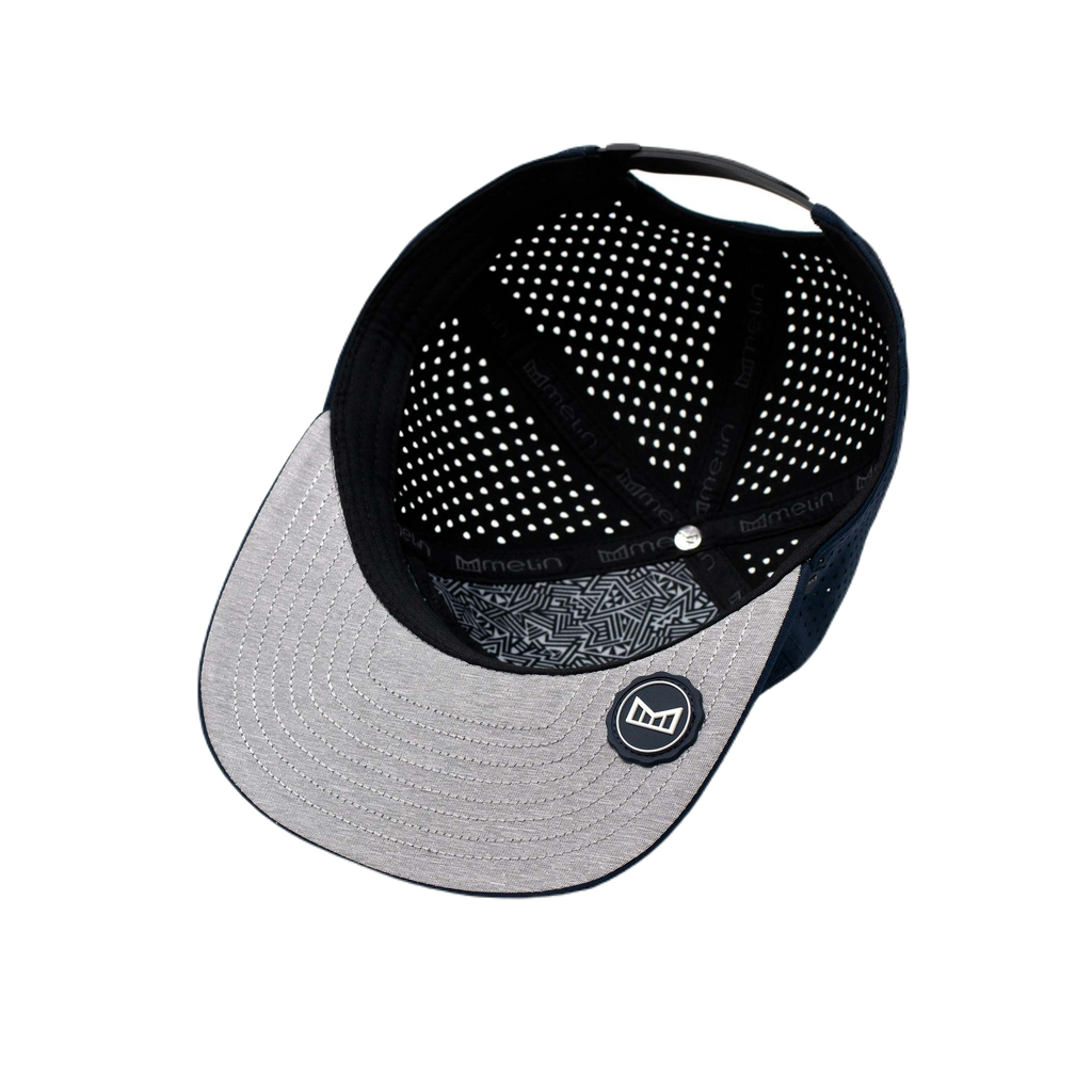 The inside view of the Melin Horizon Fit Treches Icon Hydro hat in dark blue Big Image - 5