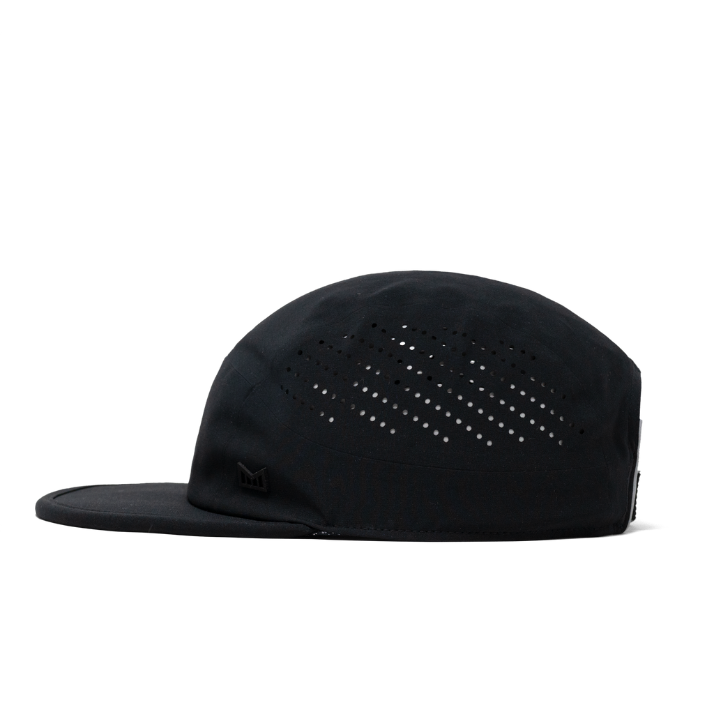 The side view of the Melin Camper Fit Pace Hydro hat in black Big Image - 3