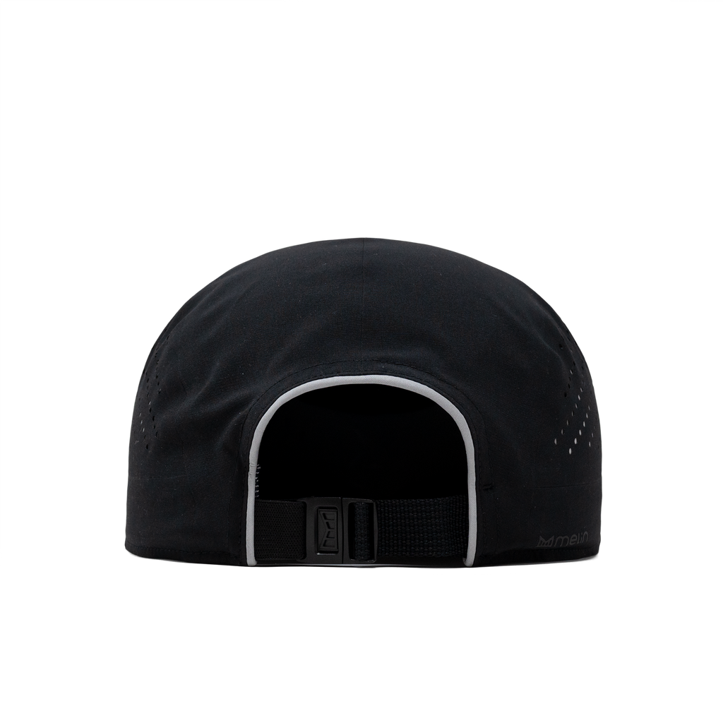 The back view of the Melin Camper Fit Pace Hydro hat in black Big Image - 4