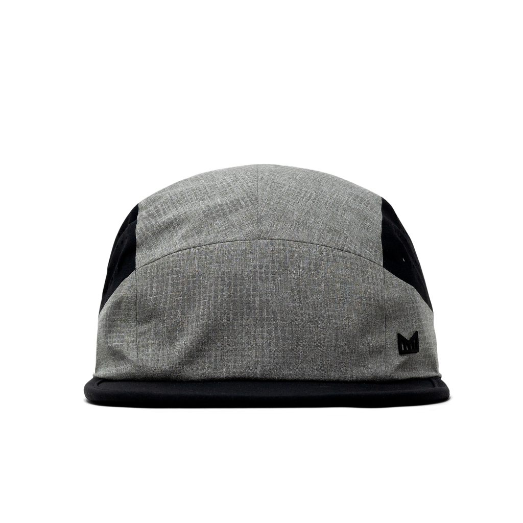 The frontal view of the Melin Camper Fit Pace Hydro hat in gray Big Image - 2