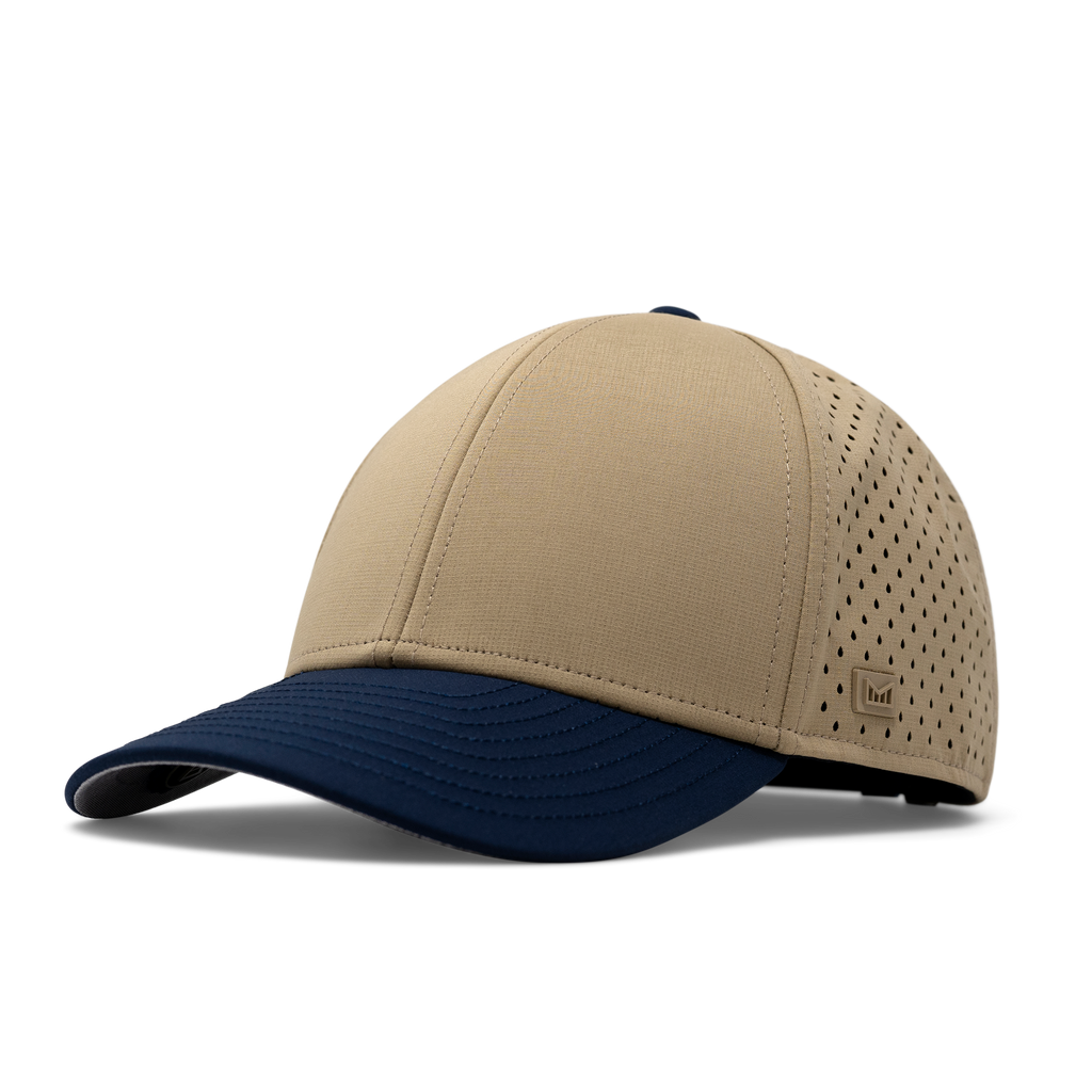The front, angled view of melin's A-Game Hydro - Khaki / Navy Big Image - 1