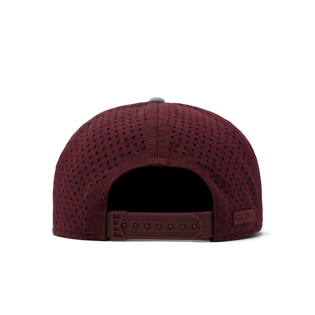 The back view of melin's Trenches Icon Lava Rock Hydro in Light Grey / Maroon Big Image - 4