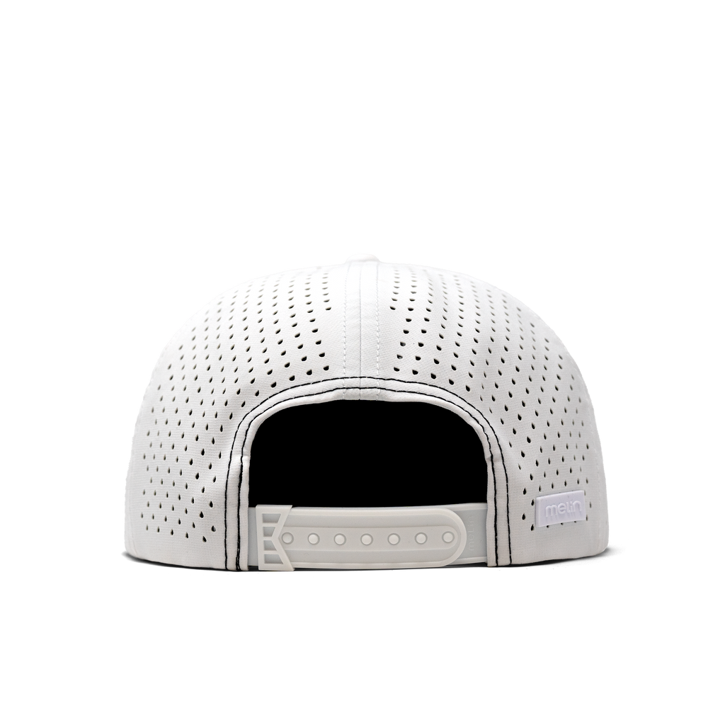 The back view of melin x Steel Lafferty's Coronado Player Hydro in White. Big Image - 5