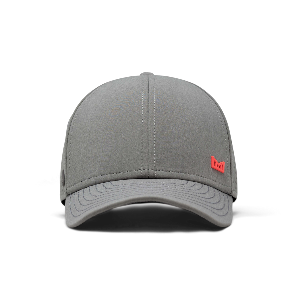 The front view of melin's A-Game Hydro in Heather Grey / Infrared Big Image - 2