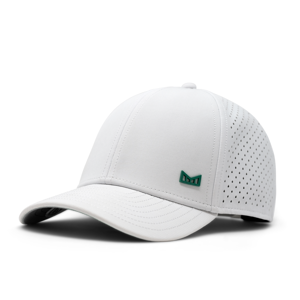 The angled view of melin's A-Game Icon Hydro - White / Fairway Big Image - 1