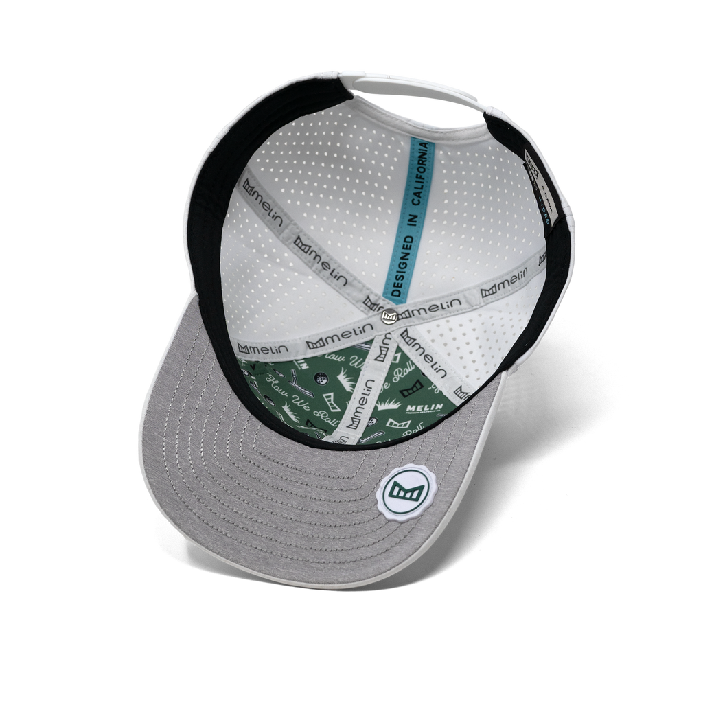 The inside view of melin's A-Game Icon Hydro - White / Fairway Big Image - 5