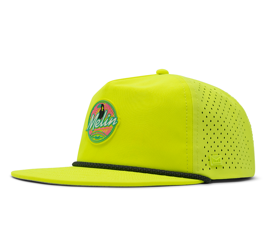The front angled view of melin's Coronado Burst Hydro in Neon Yellow Big Image - 1