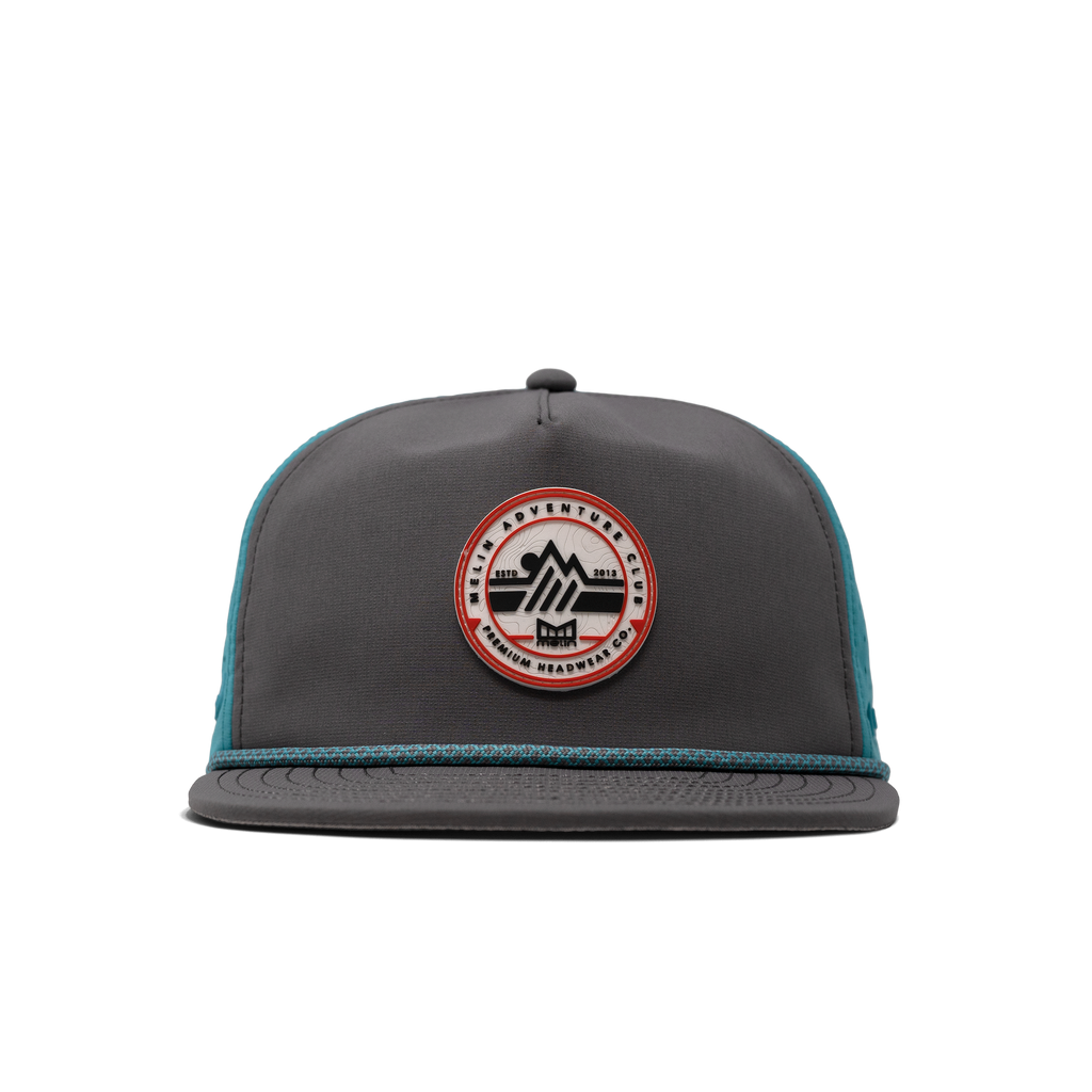 The front view of melin's Coronado Adventure Hot Springs Hydro in Charcoal Blue. Big Image - 2