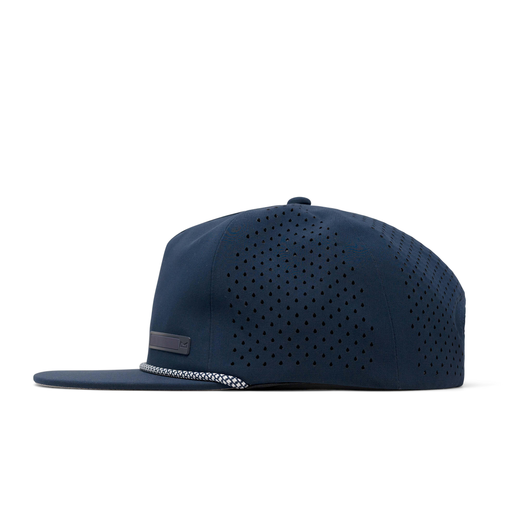The side of melin's Coronado Beam Hydro Navy snapback for men and women. Big Image - 3