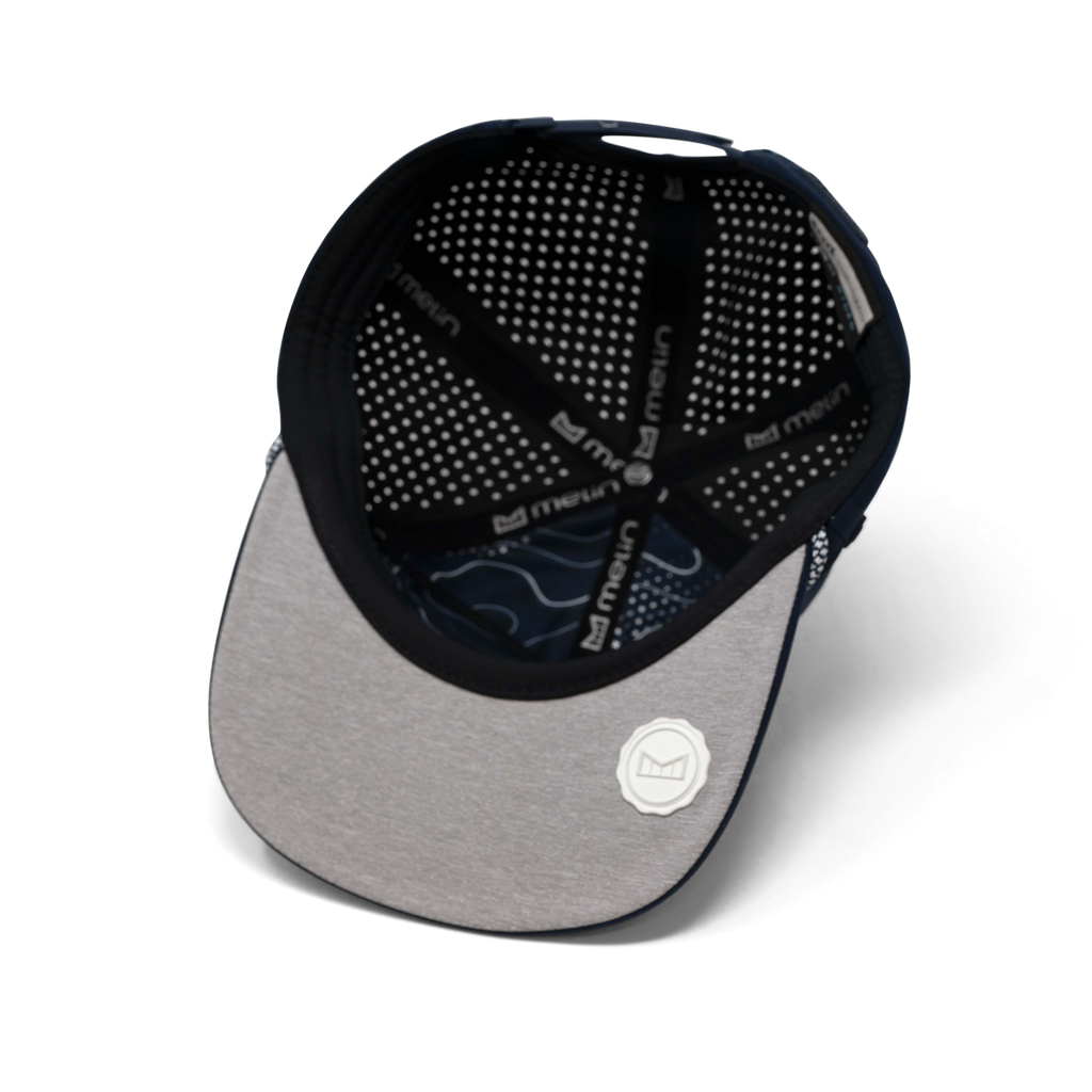 The inside of melin's Coronado Beam Hydro Navy snapback for men and women. Big Image - 5